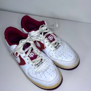 Used Nike Air Force XXV Cloverdale Courts White Terracotta Size 10.5 Collectors